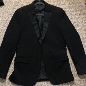 J. Ferrar Slim Fit Black Blazer